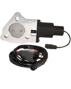 QTP 2.25in Bolt-On QTEC Electric Cutout Valve - Single buy in USA