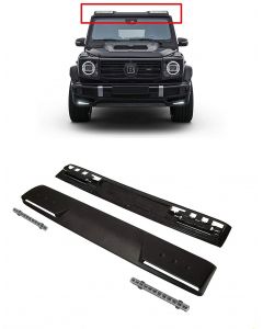 W463A W464 Mercedes G Wagon G Class Front Roof Fiberglass Lip Spoiler with LED buy in USA