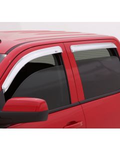 AVS 13-18 Nissan Altima Ventvisor Outside Mount Front & Rear Window Deflectors 4pc - Chrome buy in USA