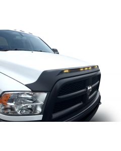 AVS 2010-2019 Dodge Ram 2500 Aeroskin Low Profile Hood Shield w/ Lights - Black buy in USA