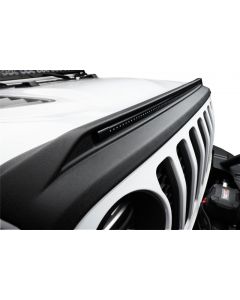 AVS 2018-2019 Jeep Wrangler (JL) Aeroskin Low Profile Hood Shield w/ Lights - Black buy in USA