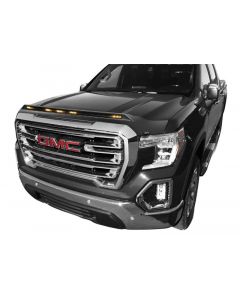 AVS 19-22 GMC Sierra 1500 Aeroskin Low Profile Hood Shield w/ Lights - Onyx Black buy in USA