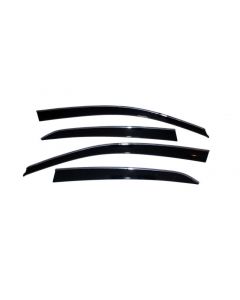 AVS 07-11 Toyota Camry Ventvisor Low Profile Deflectors 4pc - Smoke w/Chrome Trim buy in USA