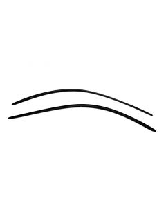 AVS 94-04 Ford Mustang Ventvisor Outside Mount Window Deflectors 2pc - Smoke buy in USA