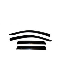 AVS 07-10 Mitsubishi Outlander Ventvisor Outside Mount Window Deflectors 4pc - Smoke buy in USA