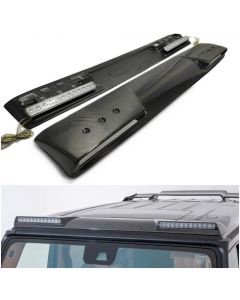 W463A W464 Mercedes G Wagon G Class Front Roof Carbon Lip Spoiler with LED buy in USA