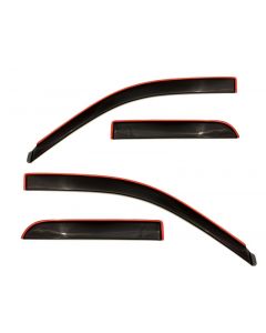 AVS 09-18 Dodge RAM 1500 Crew Cab Ventvisor Low Profile In-Channel Deflectors 4pc - Smoke buy in USA