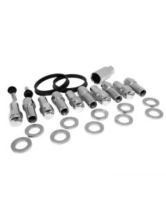 Race Star 14mm x 1.5 Open End 1.38in Shank w/ .875in Head 15+ Mustang Deluxe Lug Kit - 10 PK buy in USA