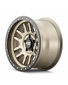 Dirty Life 9309 Canyon Pro 17x9/5x127 BP/-12mm Offset/71.5mm Hub Satin Gold Wheel - Beadlock buy in USA