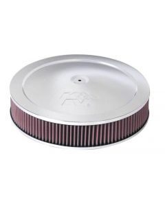 K&N 14in Red Custom Air Cleaner Assembly - 5.125in ID x 14in OD x 2.75in H x 1.25in Drop Base buy in USA