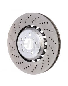 SHW 19-21 BMW M2 Competition 3.0L w/o Ceramic Brakes Left Front Drilled LW Brake Rotor (34118072017) buy in USA