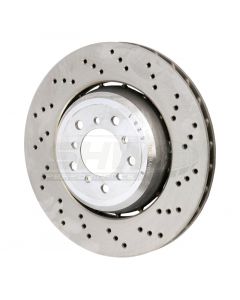 SHW 08-13 BMW M3 4.0L Right Front Cross-Drilled Lightweight Brake Rotor (34112283802) buy in USA