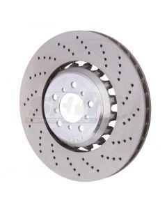 SHW 2021 BMW M2 Comp 3.0L w/o Ceramic Brake Right Front Cross-Drilled LW Brake Rotor (34118072018) buy in USA