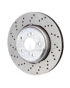 SHW 08-13 BMW M3 4.0L Left Rear Cross-Drilled Lightweight Brake Rotor (34212283803) buy in USA