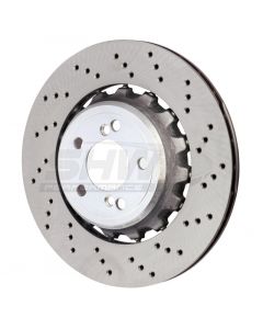 SHW 15-18 BMW M3 3.0L Right Rear Cross-Drilled Lightweight Brake Rotor (34212284812) buy in USA