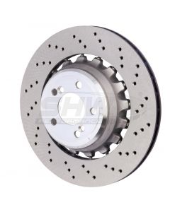 SHW 15-18 BMW X5 M 4.4L Right Rear Cross-Drilled Lightweight Brake Rotor (34212284904) buy in USA