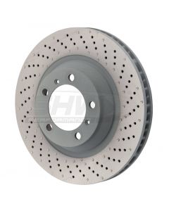 SHW 15-16 Porsche 911 Carrera 4 GTS w/o Ceramics Right Frt Drill-Dimp MB Brake Rotor (99135140401) buy in USA