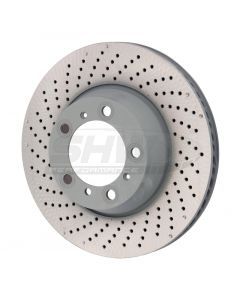 SHW 15-16 Porsche 911 Carrera 4GTS 3.8L w/o Ceramics Left Rr Drill-Dimp MB Brake Rotor (99635240502) buy in USA