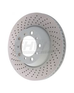 SHW 17-21 Porsche 911 Carrera 3.0L w/o Ceramic Brakes Left Rear Drilled MB Brake Rotor (9P1615601) buy in USA