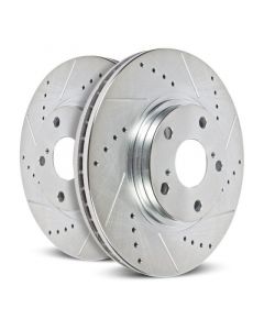 Power Stop 17-18 Mercedes-Benz C43 AMG Front Evolution Drilled & Slotted Rotors - Pair buy in USA