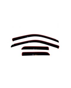 AVS 09-18 Dodge RAM 1500 Quad Cab Ventvisor In-Channel Front & Rear Window Deflectors 4pc - Smoke buy in USA