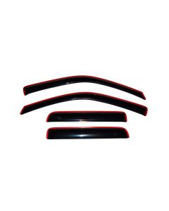 AVS 04-12 Chevy Colorado Crew Cab Ventvisor In-Channel Front & Rear Window Deflectors 4pc - Smoke buy in USA