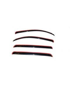 AVS 07-18 Toyota Tundra Crewmax Ventvisor In-Channel Front & Rear Window Deflectors 4pc - Smoke buy in USA