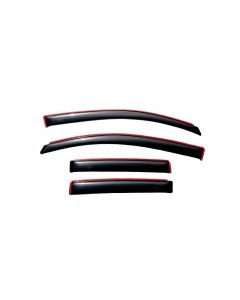 AVS 07-12 Dodge Caliber Ventvisor In-Channel Front & Rear Window Deflectors 4pc - Smoke buy in USA