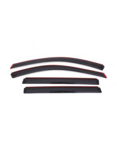 AVS 13-18 Nissan Pathfinder Ventvisor In-Channel Front & Rear Window Deflectors 4pc - Smoke buy in USA