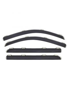 AVS 14-18 Hyundai Genesis Ventvisor In-Channel Front & Rear Window Deflectors 4pc - Smoke buy in USA