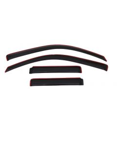 AVS 02-09 Chevy Trailblazer Ventvisor In-Channel Front & Rear Window Deflectors 4pc - Smoke buy in USA