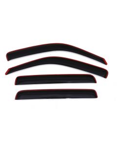 AVS 06-14 Honda Ridgeline Ventvisor In-Channel Front & Rear Window Deflectors 4pc - Smoke buy in USA