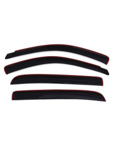 AVS 06-08 Dodge RAM 1500 Mega Cab Ventvisor In-Channel Front & Rear Window Deflectors 4pc - Smoke buy in USA