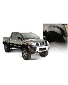 Bushwacker 04-15 Nissan Titan Pocket Style Flares 2pc 67.1/78.9/84/96in - Black buy in USA