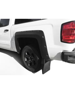 Bushwacker 14-18 Chevrolet Silverado 1500 Trail Armor Rear Mud Flaps (Fits Pocket Style Flares) buy in USA