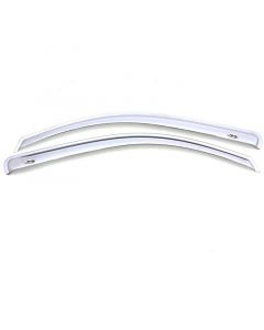 AVS 15-18 Ford F-150 Standard Cab Outside Mount Front Window Ventvisor 2pc - Chrome buy in USA