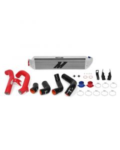 Mishimoto 2016+ Honda Civic 1.5T / 2017+ Honda Civic Si Silver Intercooler Kit w/Red Pipes buy in USA