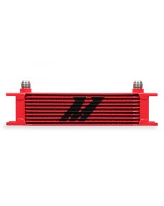 Mishimoto Universal 10 Row Oil Cooler - Red buy in USA