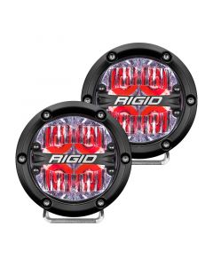 Rigid Industries 360-Series 4in LED Off-Road Drive Beam - Red Backlight (Pair) buy in USA