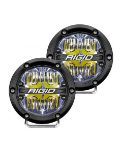 Rigid Industries 360-Series 4in LED Off-Road Drive Beam - White Backlight (Pair) buy in USA