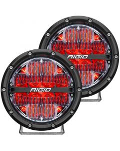 Rigid Industries 360-Series 6in LED Off-Road Drive Beam - Red Backlight (Pair) buy in USA