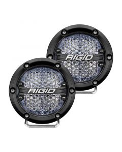 Rigid Industries 360-Series 4in LED Off-Road Diffused Beam - White Backlight (Pair) buy in USA