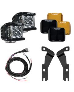 Rigid Industries 16-20 Toyota Tacoma A-Pillar Light Mount Kit (Incl. D-SS Flood/Black/Yellow Covers) buy in USA