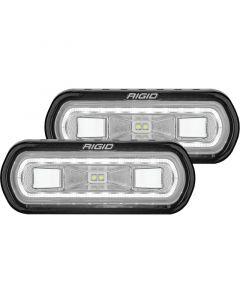 Rigid Industries SR-L Series Surface Mount LED Spreader Pair w/ White Halo - Universal buy in USA