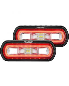 Rigid Industries SR-L Series Surface Mount LED Spreader Pair w/ Red Halo - Universal buy in USA