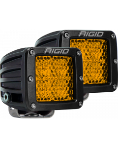 Rigid Industries D-Series - Diffused Rear Facing High/Low - Yellow - Pair buy in USA