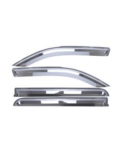 Putco 19-20 Ram 1500 - Crew Cab (Set of 4) Element Chrome Window Visors buy in USA