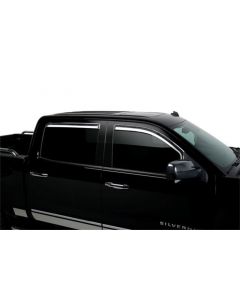 Putco 14-18 Chevy Silverado LD - 4 Door - Crew Cab Element Chrome Window Visors buy in USA