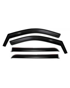 Putco 19-21 Chevy Silverado 1500 - Crew Cab Element Matte Black Window Visors (Set of 4) buy in USA