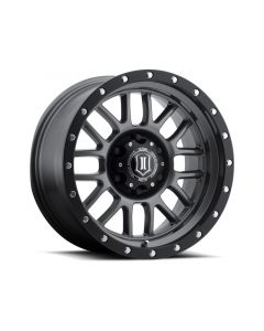 ICON Alpha 17x8.5 5x5 0mm Offset 4.75in BS 71.5mm Bore Gun Metal Wheel buy in USA